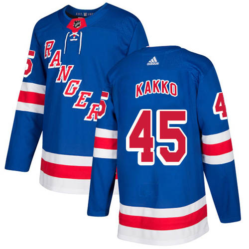 Cheap Adidas New York Rangers 45 Kappo Kakko Royal Blue Home Authentic Stitched Youth NHL Jersey